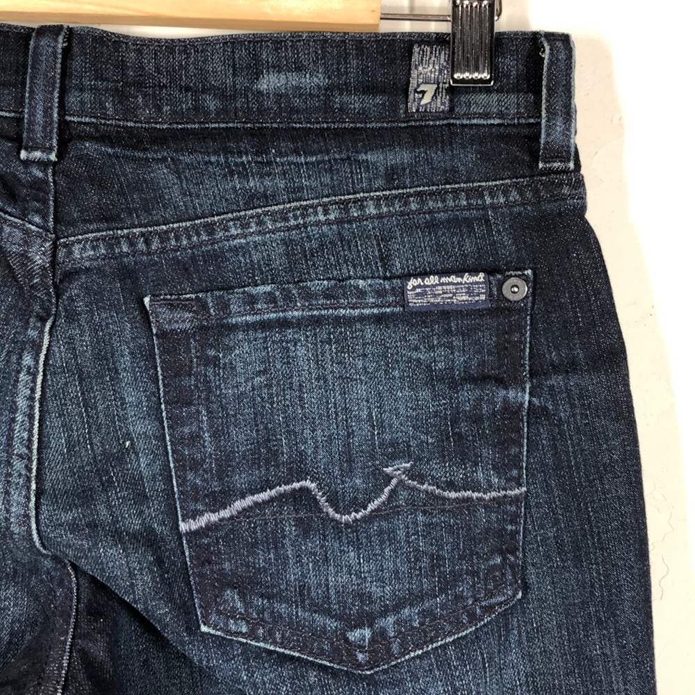 7 for all Mankind bootcut distressed jeans size 28 - Picture 6 of 13